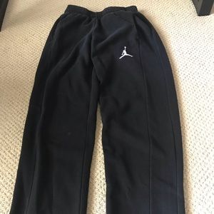 Men’s Jordan black sweat pants sz small